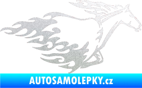 Samolepka Animal flames 003 pravá kůň pískované sklo
