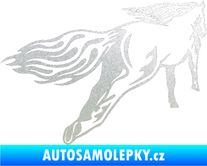 Samolepka Animal flames 009 pravá kůň pískované sklo