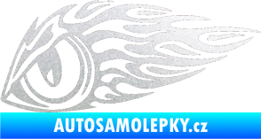 Samolepka Animal flames 016 levá zvířecí oko pískované sklo