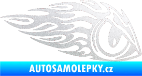 Samolepka Animal flames 016 pravá zvířecí oko pískované sklo