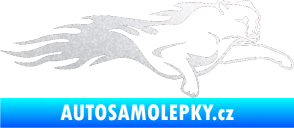 Samolepka Animal flames 018 pravá panter pískované sklo
