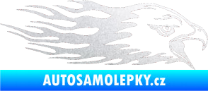 Samolepka Animal flames 023 pravá orel pískované sklo