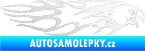Samolepka Animal flames 026 pravá orel pískované sklo