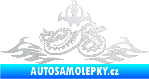 Samolepka Animal flames 070 pravá zmije pískované sklo