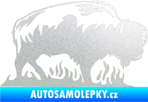 Samolepka Animal flames 071 pravá býk pískované sklo