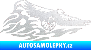 Samolepka Animal flames 075 pravá orel pískované sklo
