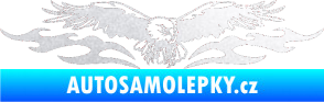Samolepka Animal flames 100 pravá orel pískované sklo
