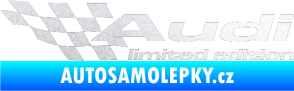 Samolepka Audi limited edition levá pískované sklo