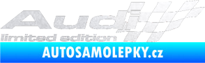 Samolepka Audi limited edition pravá pískované sklo