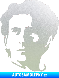 Samolepka Silueta Ayrton Senna levá pískované sklo