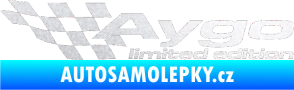 Samolepka Aygo limited edition levá pískované sklo
