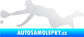 Samolepka Baseball 015 levá pískované sklo