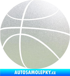Samolepka Basketbalový míč 001 pískované sklo