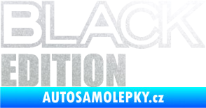 Samolepka Black edition pískované sklo