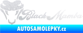 Samolepka Black mamba nápis pískované sklo
