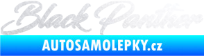 Samolepka Black panther nápis pískované sklo