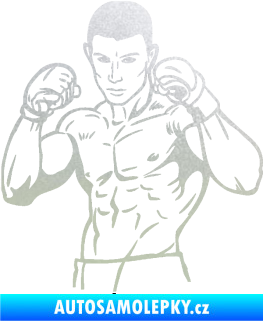Samolepka Boxer 003 levá pískované sklo
