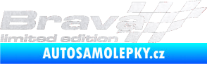 Samolepka Brava limited edition pravá pískované sklo