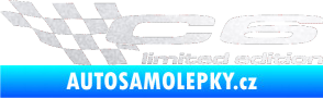 Samolepka C6 limited edition levá pískované sklo