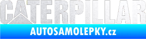 Samolepka Caterpillar - jedna barva pískované sklo