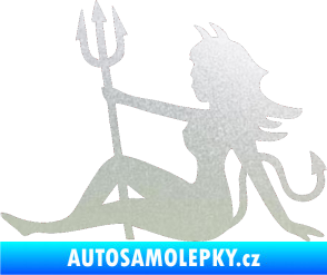 Samolepka Čertice 003 levá pískované sklo