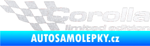 Samolepka Corolla limited edition levá pískované sklo