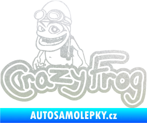 Samolepka Crazy frog 002 žabák pískované sklo