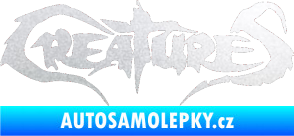 Samolepka Creatures pískované sklo