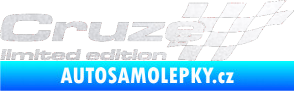 Samolepka Cruze limited edition pravá pískované sklo
