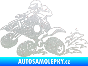 Samolepka Čtyřkolka 003 levá pískované sklo