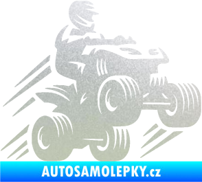 Samolepka Čtyřkolka 006 pravá pískované sklo