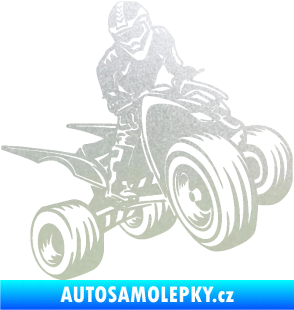 Samolepka Čtyřkolka 008 pravá pískované sklo