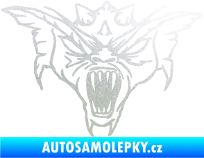 Samolepka Ďábel 003 pravá pískované sklo