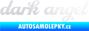 Samolepka Dark angel nápis pískované sklo