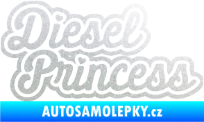 Samolepka Diesel princess nápis pískované sklo