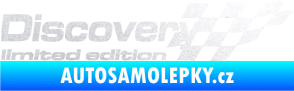 Samolepka Discovery limited edition pravá pískované sklo