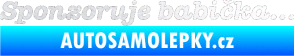 Samolepka Sponzoruje babička pískované sklo