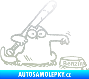 Samolepka Dolej benzin 002 pravá pískované sklo