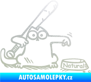 Samolepka Dolej natural pravá pískované sklo