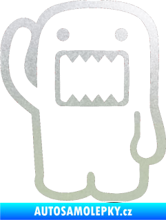 Samolepka Domo 001 levá hello pískované sklo