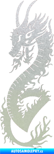 Samolepka Dragon 003 levá pískované sklo