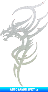 Samolepka Dragon 017 levá pískované sklo