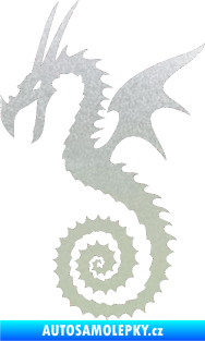Samolepka Dragon 020 levá pískované sklo