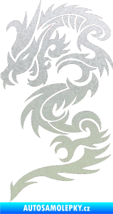 Samolepka Dragon 022 levá pískované sklo