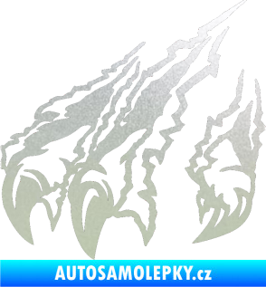 Samolepka Drápy levá pískované sklo