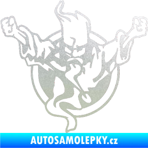 Samolepka Duch 001 levá pískované sklo
