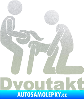 Samolepka Dvoutakt levá pískované sklo
