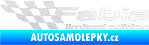 Samolepka Fabia limited edition levá pískované sklo