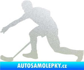 Samolepka Florbal 005 levá pískované sklo