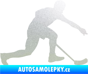 Samolepka Florbal 005 pravá pískované sklo